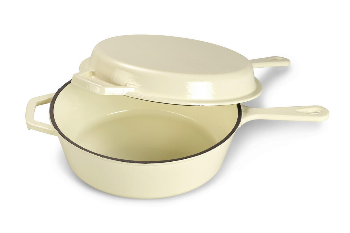 SADA HRNCŮ, 2dílné - krémová, Basics, kov (26,5cm) - Echtwerk