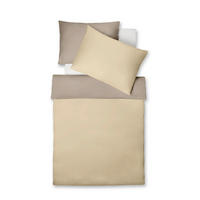 KÉTOLDALAS ÁGYNEMŰHUZAT 140/200 cm  - bézs/taupe, Basics, textil (140/200cm) - Fleuresse