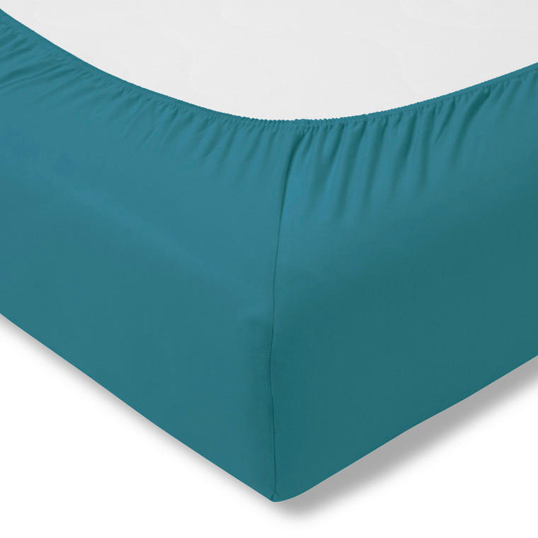 SPANNBETTTUCH Exquisit Single-Jersey  - Petrol, Basics, Textil (200/200cm) - Estella