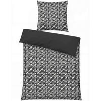 BETTWÄSCHE 135/200 cm  - Dunkelgrau, Basics, Textil (135/200cm)