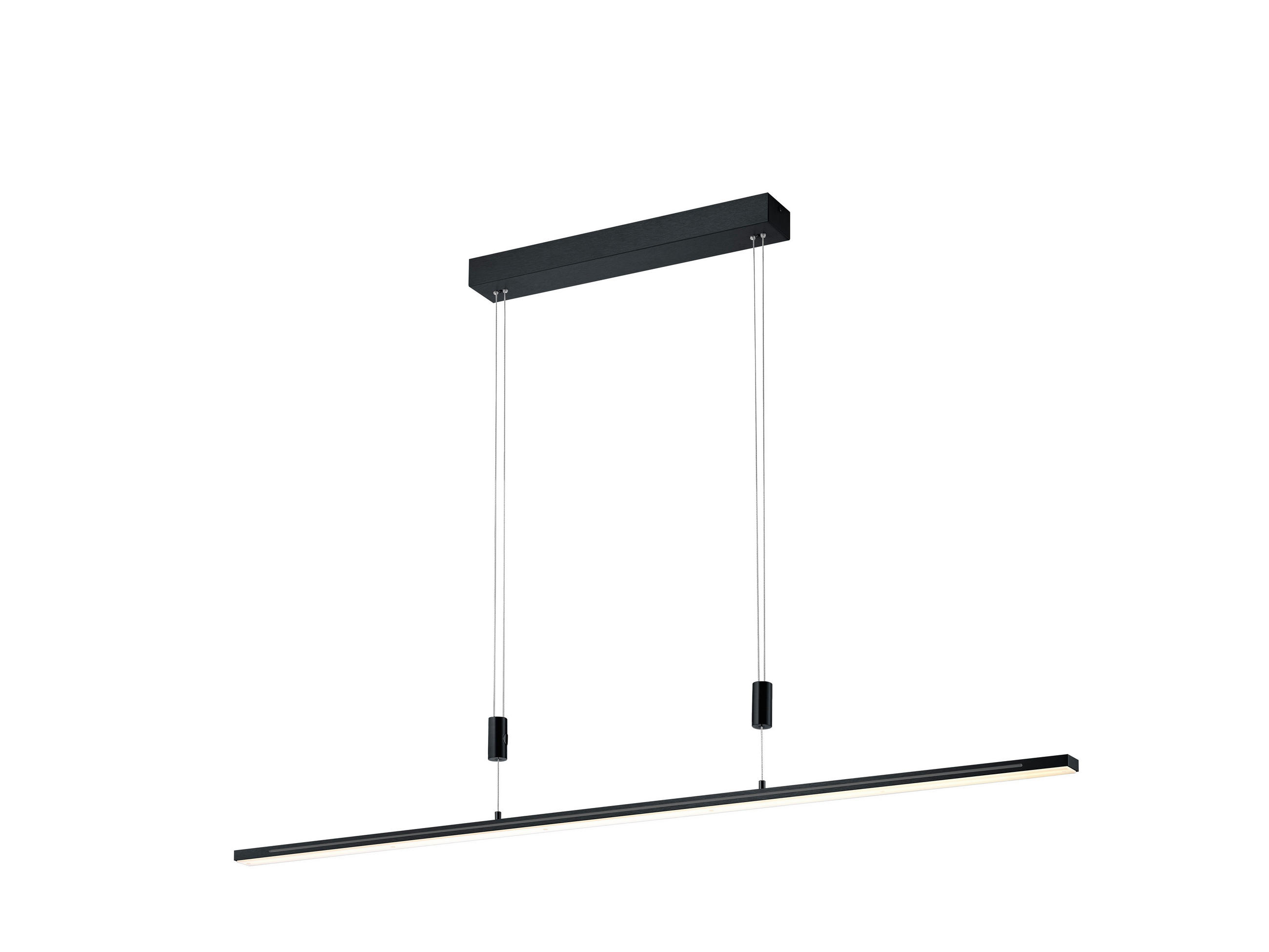 LED-HÄNGELEUCHTE 121/8/150 cm  - Anthrazit, Design, Kunststoff/Metall (121/8/150cm) - Hell