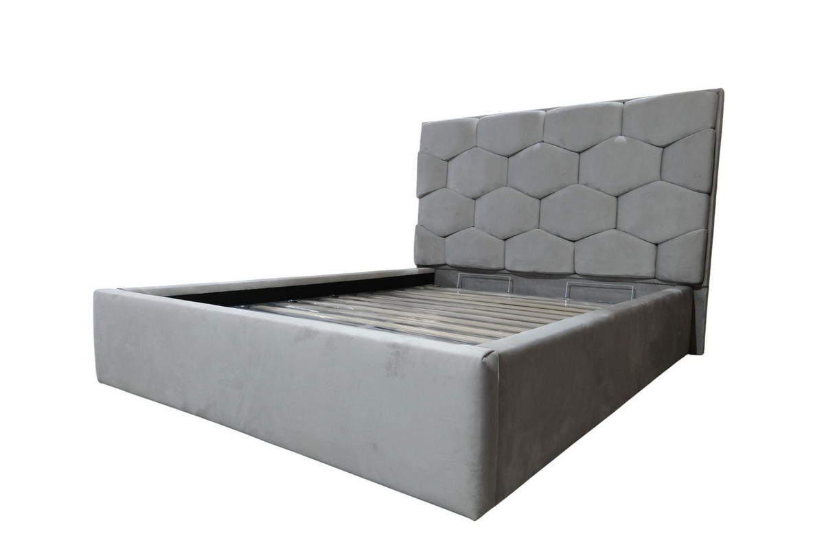 Pat, gri - gri, Basics, textil (160/200cm) - Voleo