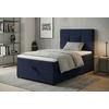BOXBETT 100/200 cm,  in Blau, Bettkasten, Topper,  - Blau/Schwarz, MODERN, Kunststoff/Textil (100/200cm) - MID.YOU