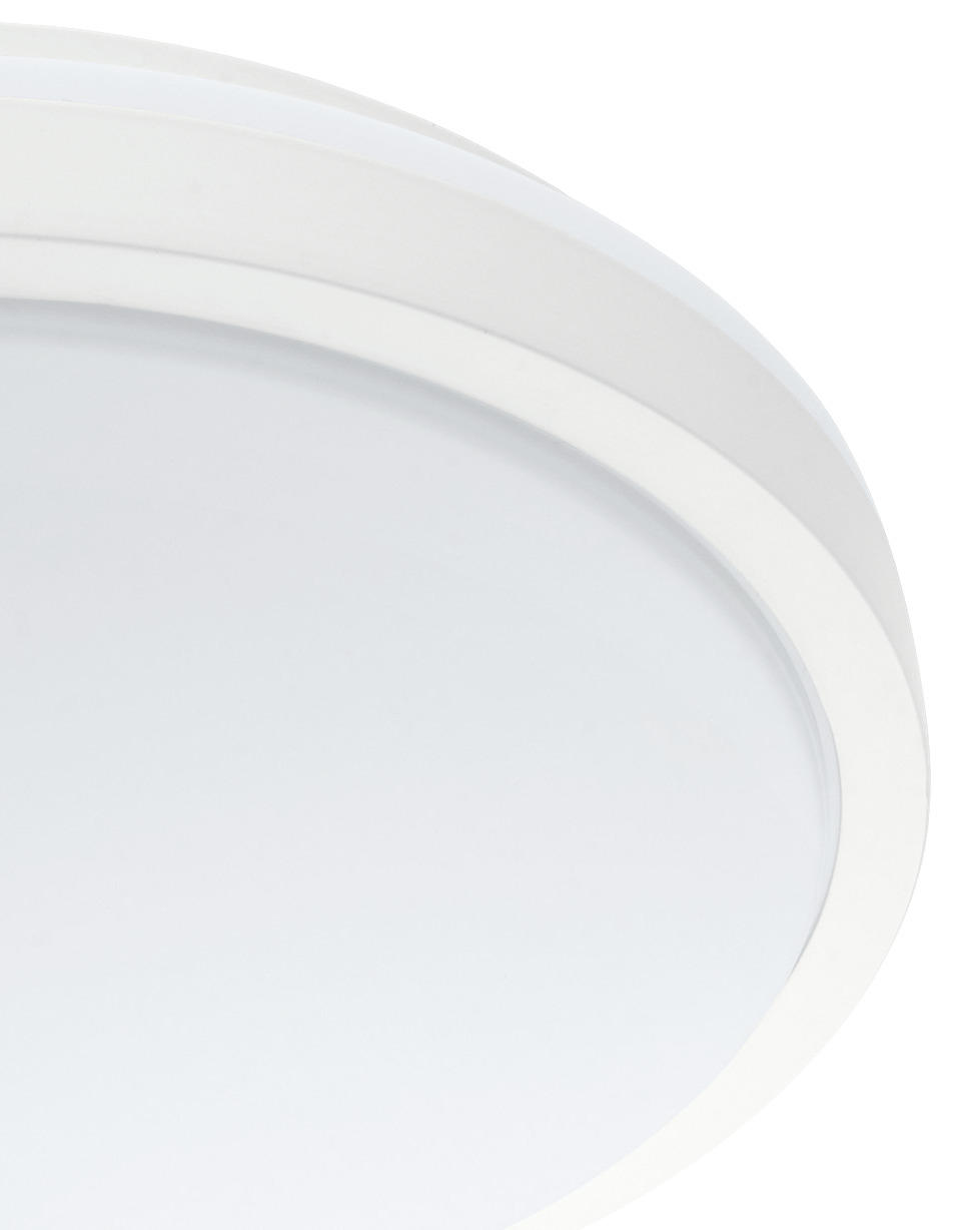 LED-TAKLAMPA 22 W 24,5/5,5 cm  - vit, Modern, metall/plast (24,5/5,5cm) - Eglo