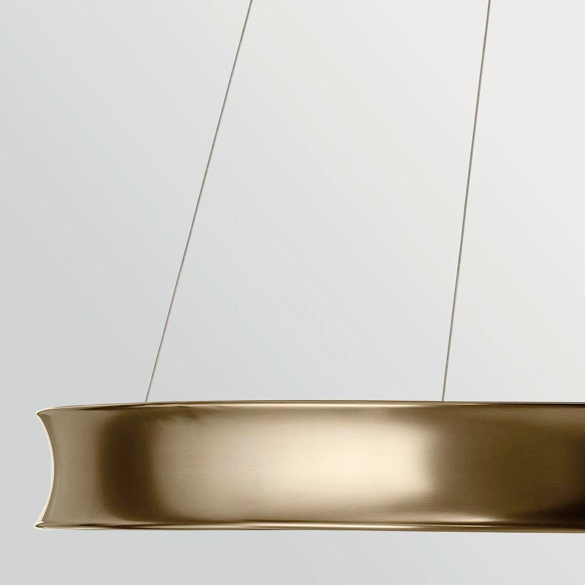 LED-HÄNGELEUCHTE Kichler 95/100,3 cm  - Champagner, Design, Metall (95/100,3cm) - Elstead Lighting