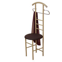 HERRENDIENER in Braun, Beige   - Beige/Braun, Design, Textil/Metall (47/53/118cm) - MID.YOU
