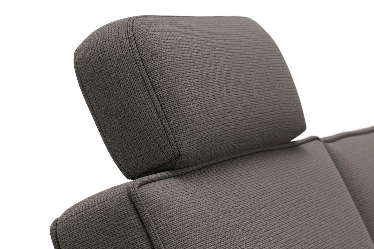 KOPFSTÜTZE - Dunkelgrau, KONVENTIONELL, Textil (52/22/12cm) - Sit & More