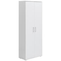 MULTIFUNKCIÓS SZEKRÉNY fehér  - fekete/alumíniumszínű, Konventionell, műanyag/faalapú anyag (70/178,9/33,4cm) - Xora