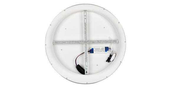 LED-DECKENLEUCHTE 50/8 cm   - Champagner/Goldfarben, Design, Kunststoff/Metall (50/8cm) - Novel