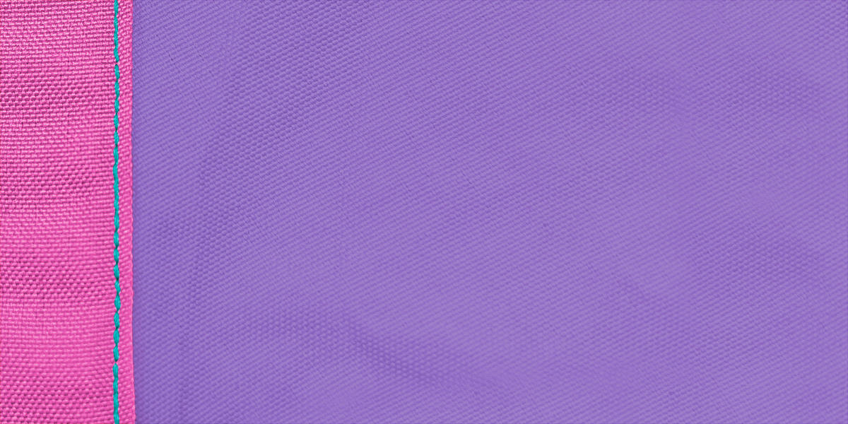 KINDERHÄNGENEST cotton 70/200-400/150 cm  - Pink/Lila, KONVENTIONELL, Textil (70/200-400/150cm) - La Siesta