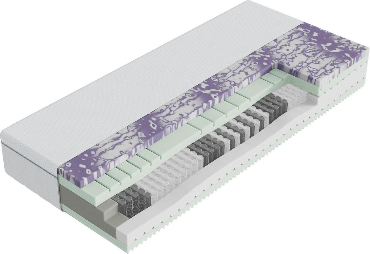 POSTELJA BOXSPRING 180 cm   x 200 cm  , usnje črna  - barve kroma/črna, Design, usnje (180/200cm) - Dieter Knoll