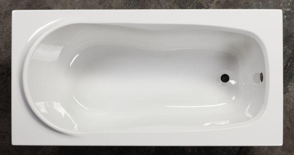 BADEWANNE Wandmontage  140/70/44 cm  - Weiß, KONVENTIONELL, Kunststoff (140/70/44cm)