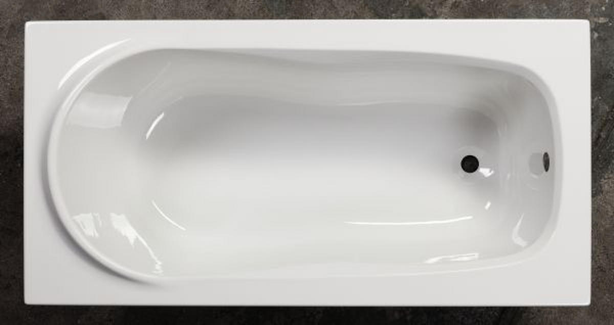 BADEWANNE Wandmontage  140/70/44 cm  - Weiß, KONVENTIONELL, Kunststoff (140/70/44cm)