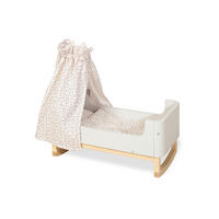 PUPPENWIEGE - Beige/Naturfarben, Basics, Holz (50/26/24cm) - Pinolino