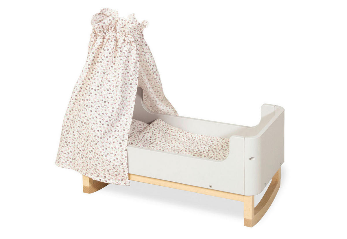 PUPPENWIEGE - Beige/Naturfarben, Basics, Holz (50/26/24cm) - Pinolino