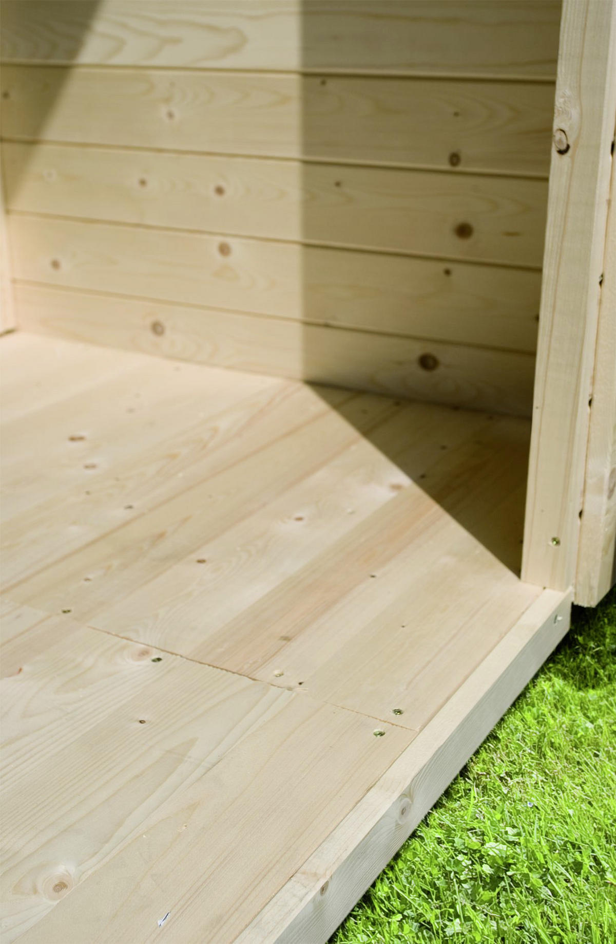 GARTENHAUS  - Naturfarben, Basics, Holz (491/217/211cm) - Karibu
