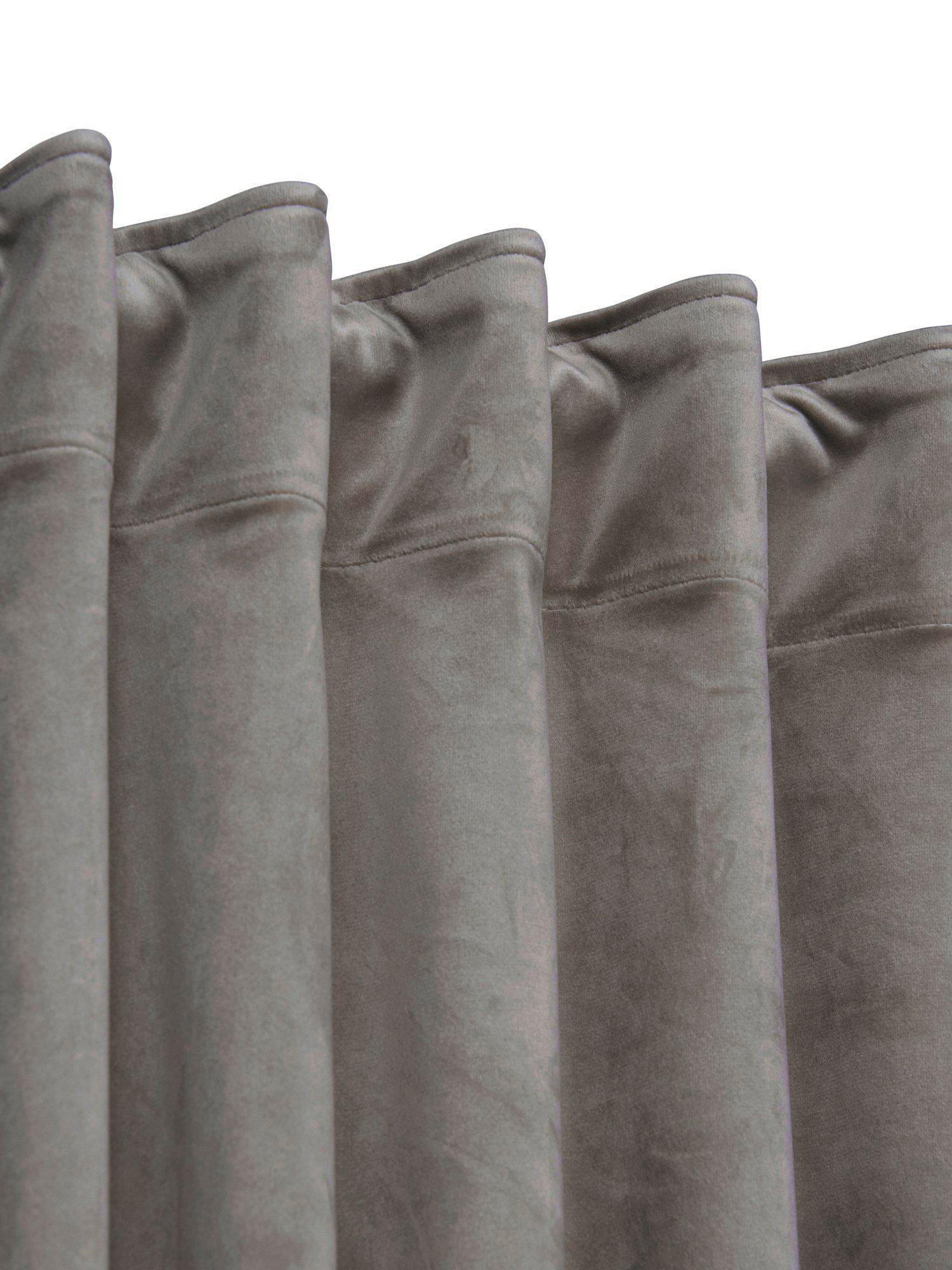 FERTIGVORHANG 2ER SET Elise black-out (lichtundurchlässig) 135/280 cm   - Grau, Basics, Textil (135/280cm) - Svanefors