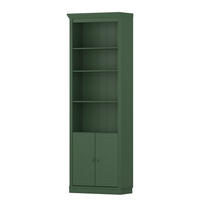 BÜCHERWAND Kiefer massiv Grün  - Grün, Design, Holz (74/223/37cm) - Livetastic