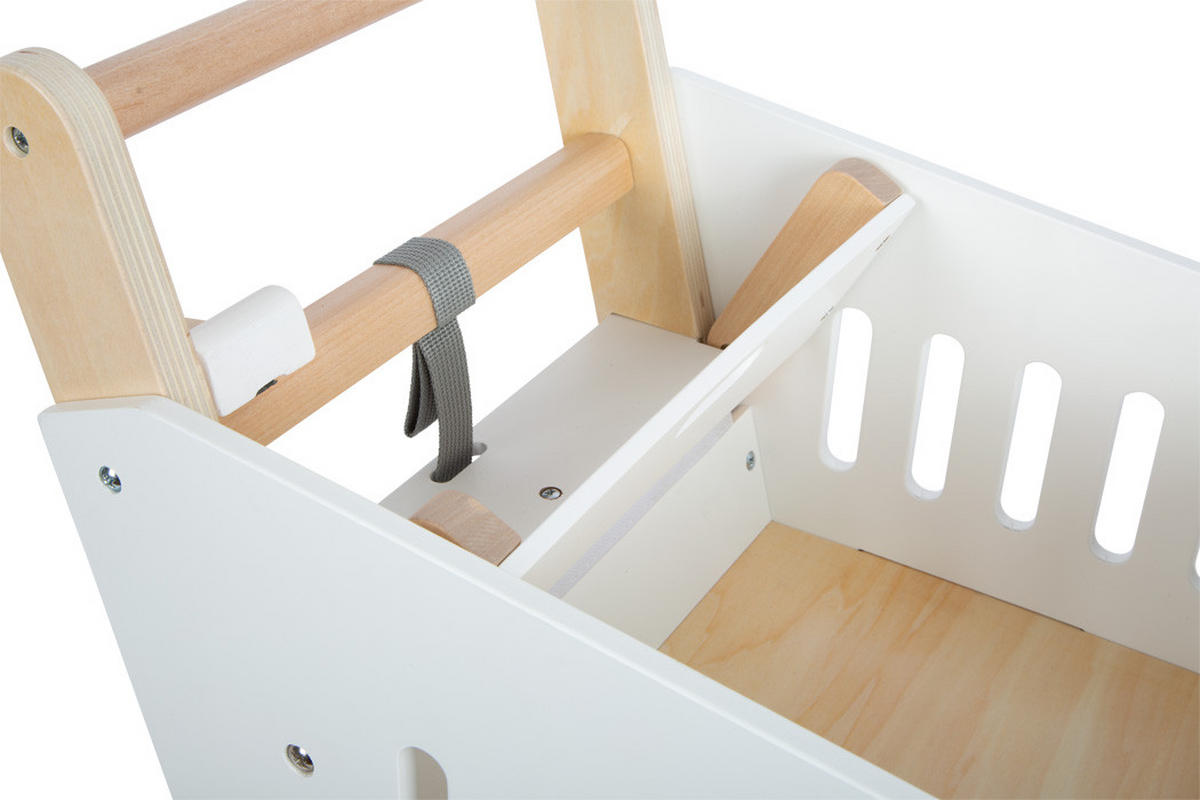 KINDEREINKAUFSWAGEN  - Multicolor, Basics, Holz/Kunststoff (42/53/30cm) - small foot