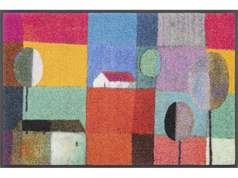 FUßMATTE  50/75 cm  Multicolor  - Multicolor, KONVENTIONELL, Kunststoff/Textil (50/75cm) - wash+dry