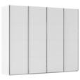 SCHWEBETÜRENSCHRANK 271/223/68 cm 4-türig Weiß  - Chromfarben/Weiß, Design, Holzwerkstoff/Metall (271/223/68cm) - Novel
