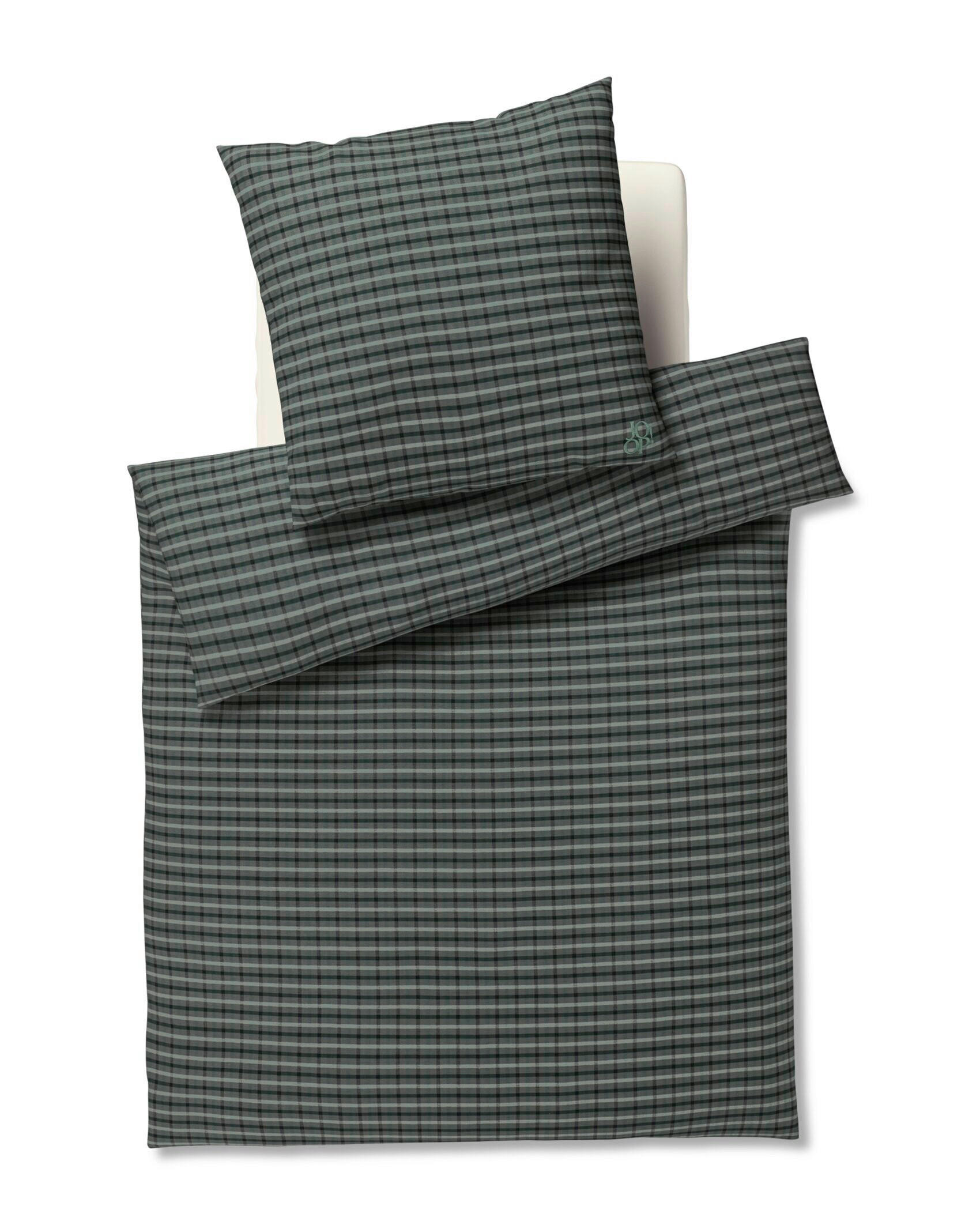 BETTWÄSCHE 2-teilig JOOP! SOFT MESH Jersey 155/220 cm  - Grün, Basics, Textil (155/220cm) - Joop!