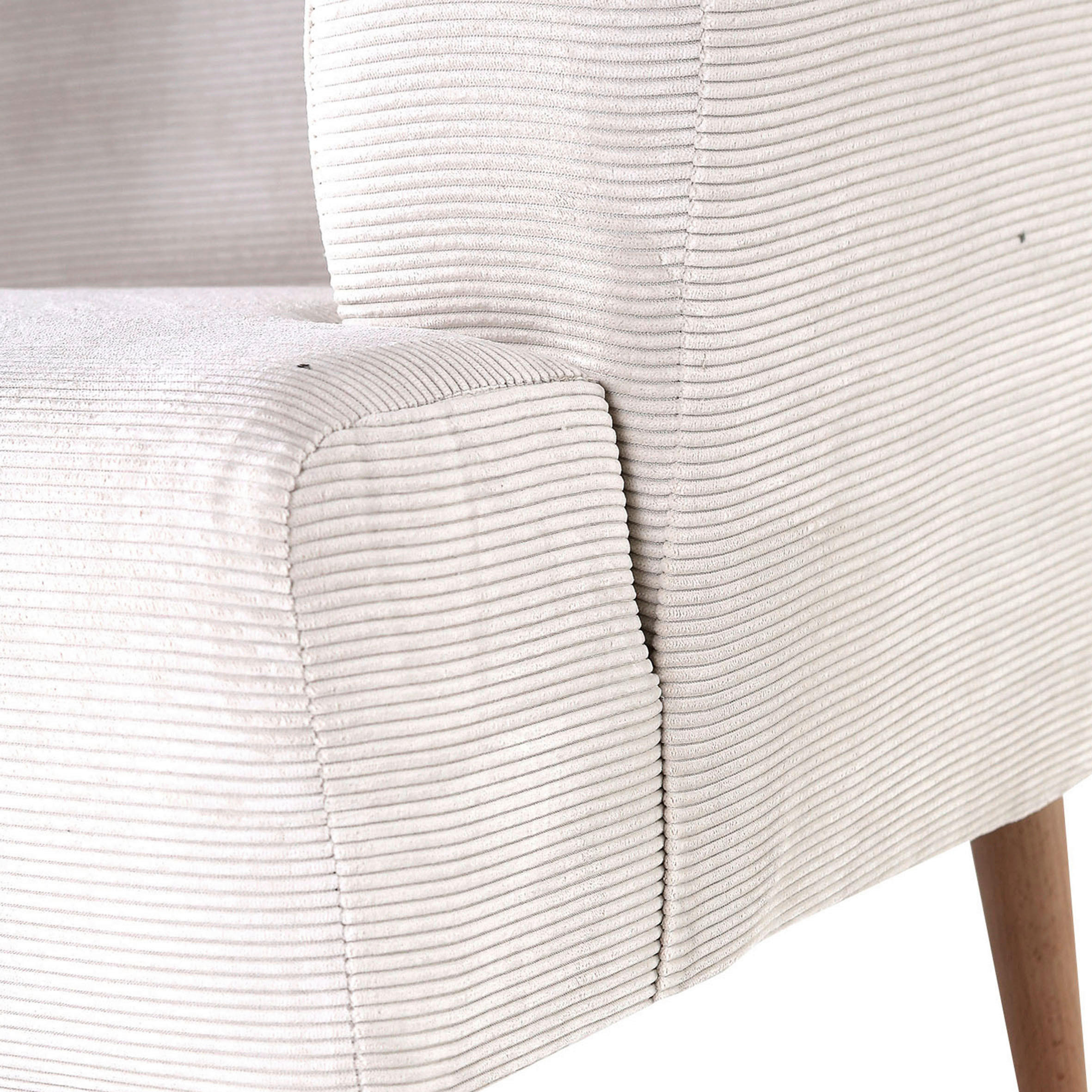 SESSEL Cord Naturfarben    - Buchefarben/Naturfarben, Design, Holz/Textil (85/71/80cm) - Hom`in