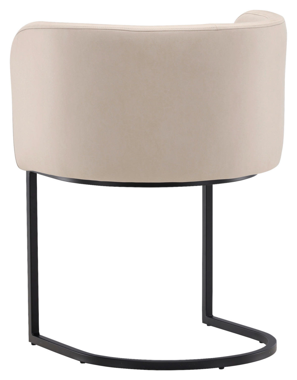 STOL stål flatväv  - beige/svart, Design, metall/textil (58/75/60cm) - Livetastic