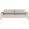 SCHLAFSOFA in Cord Sandfarben  - Sandfarben/Schwarz, Design, Textil/Metall (250/89/105cm) - Welnova