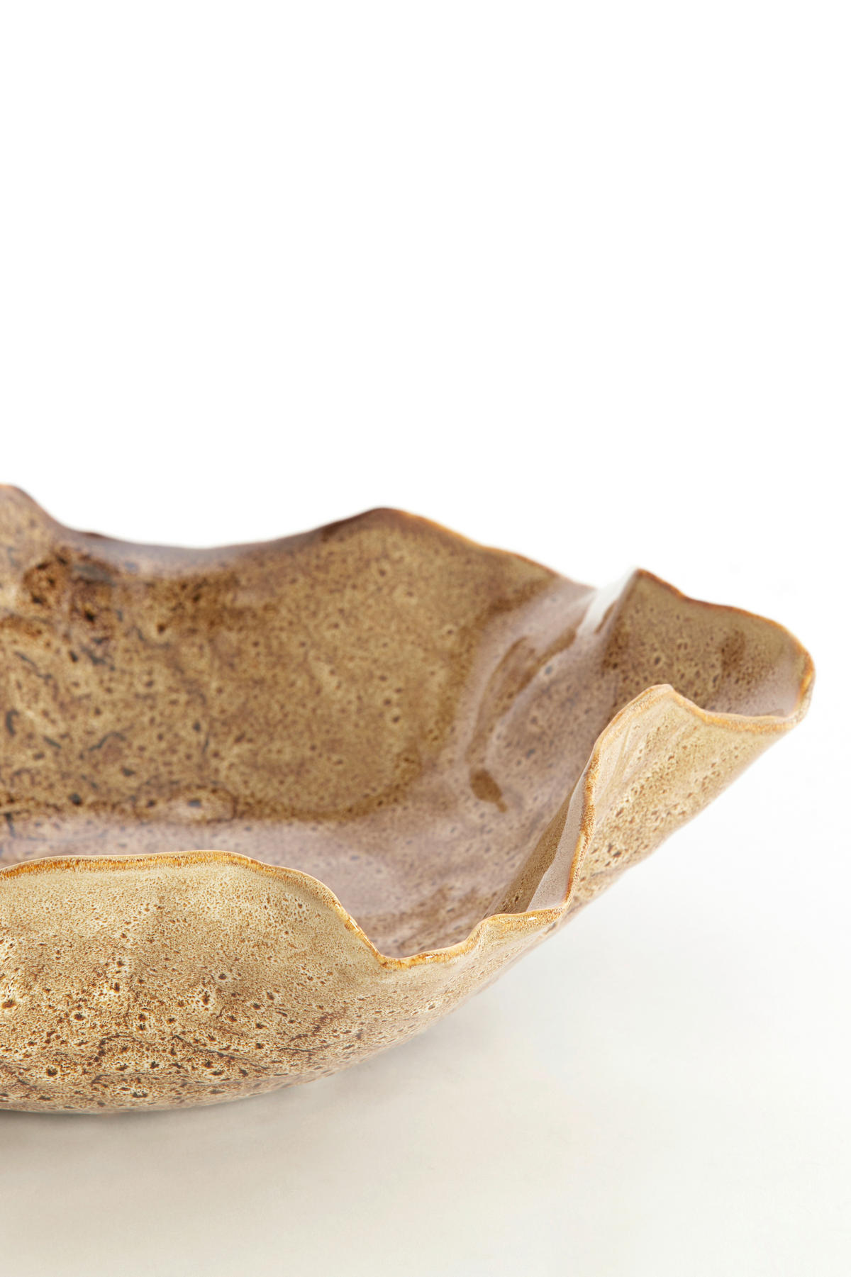 DEKOSCHALE - Braun, Trend, Keramik (34/31/11cm) - Light & Living