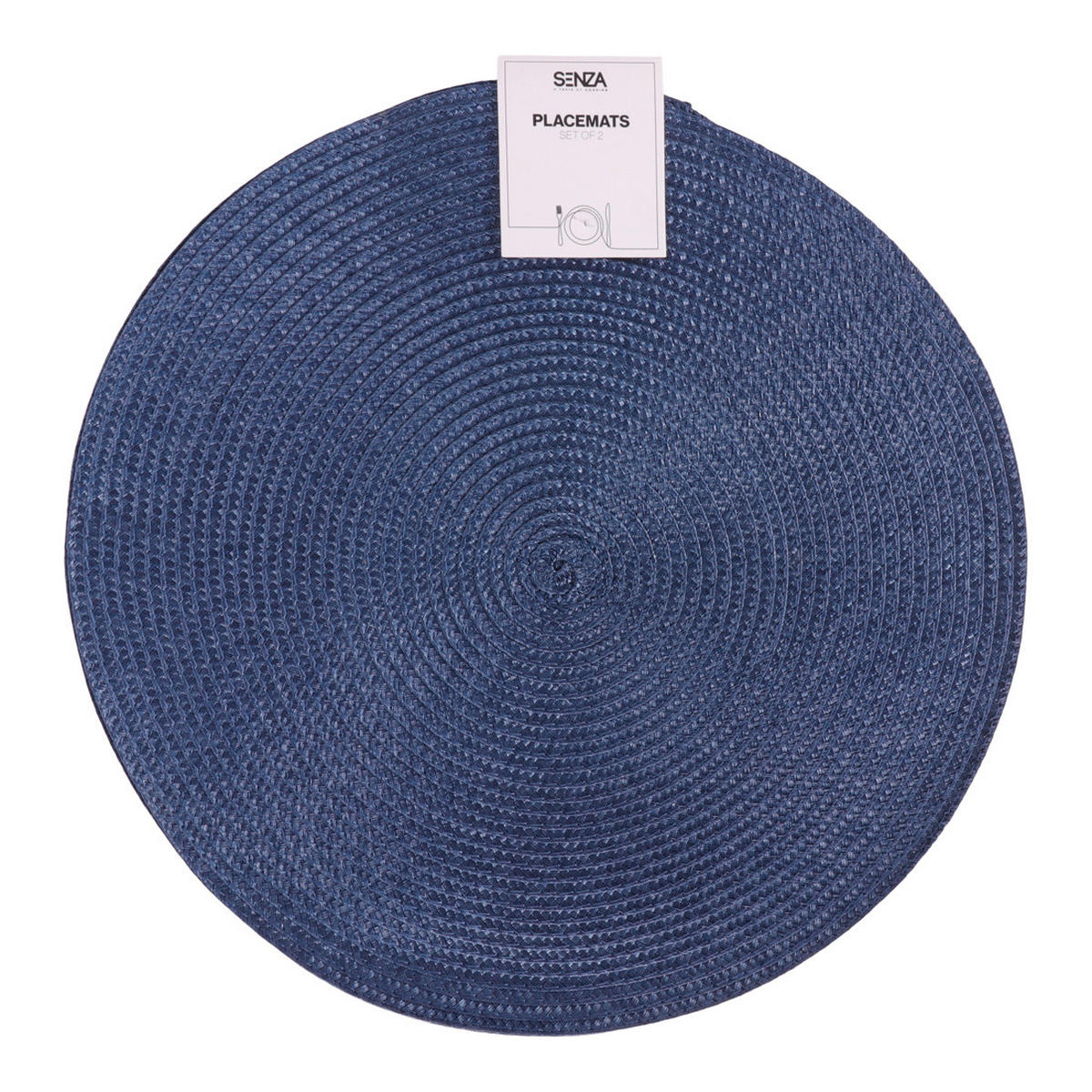 NAMIZNI POGRINJEK modra  - modra, Basics, tekstil (38,5/38,5/0,5cm)