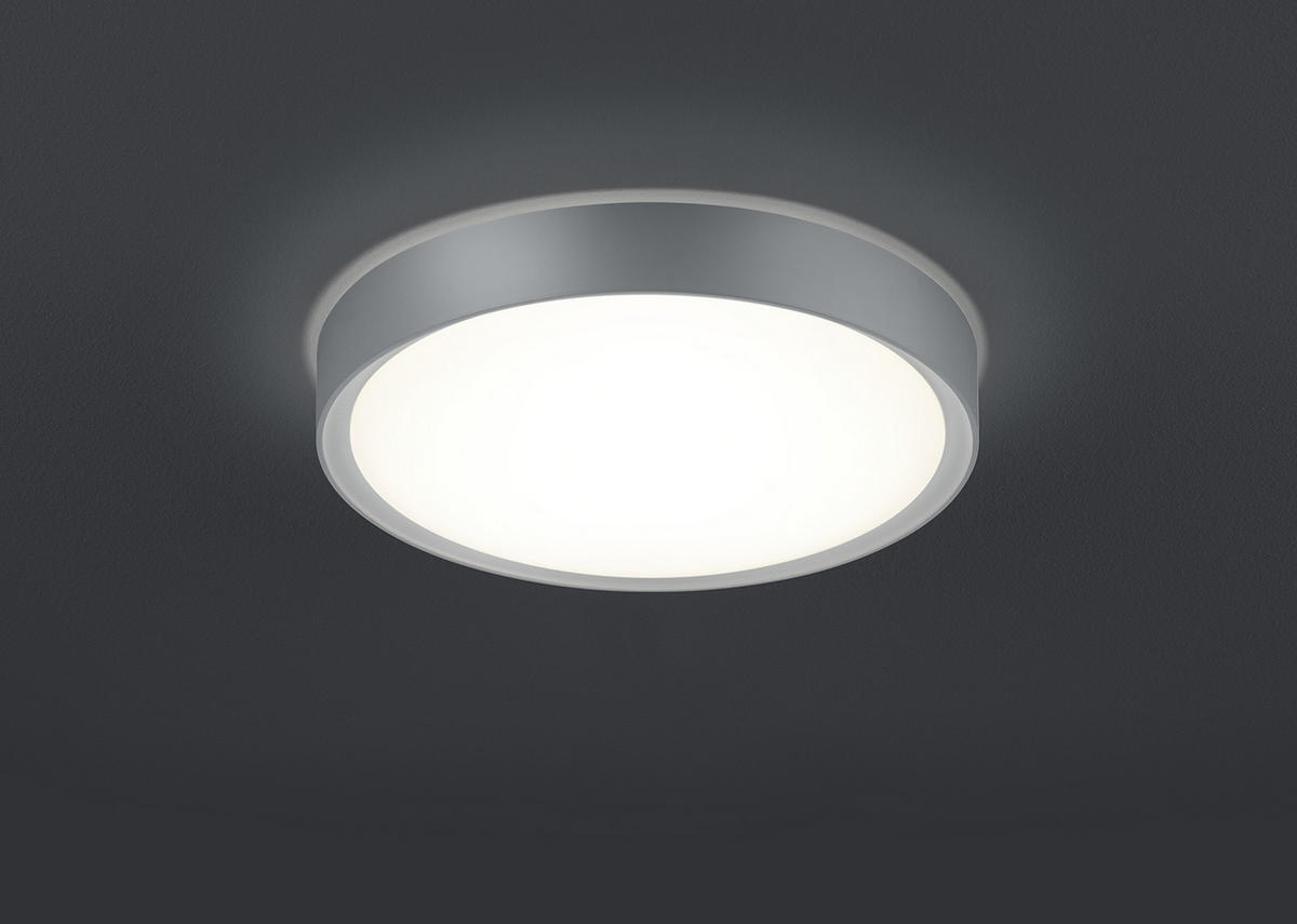 BADEZIMMER-DECKENLEUCHTE 18 W  33,0/9,0 cm    - Titanfarben, Konventionell, Kunststoff/Metall (33,0/9,0cm) - Trio Leuchten