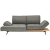 ECKSOFA  in Chenille Graubraun  132/240 cm  - Graubraun/Schwarz, Design, Holz/Textil (132/240cm) - Koinor