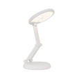LED-SCHREIBTISCHLEUCHTE 12,5/23,5 cm   - Weiß, Basics, Kunststoff (12,5/23,5cm) - Novel