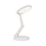 LED-SCHREIBTISCHLEUCHTE 12,5/23,5 cm   - Weiß, Basics, Kunststoff (12,5/23,5cm) - Novel
