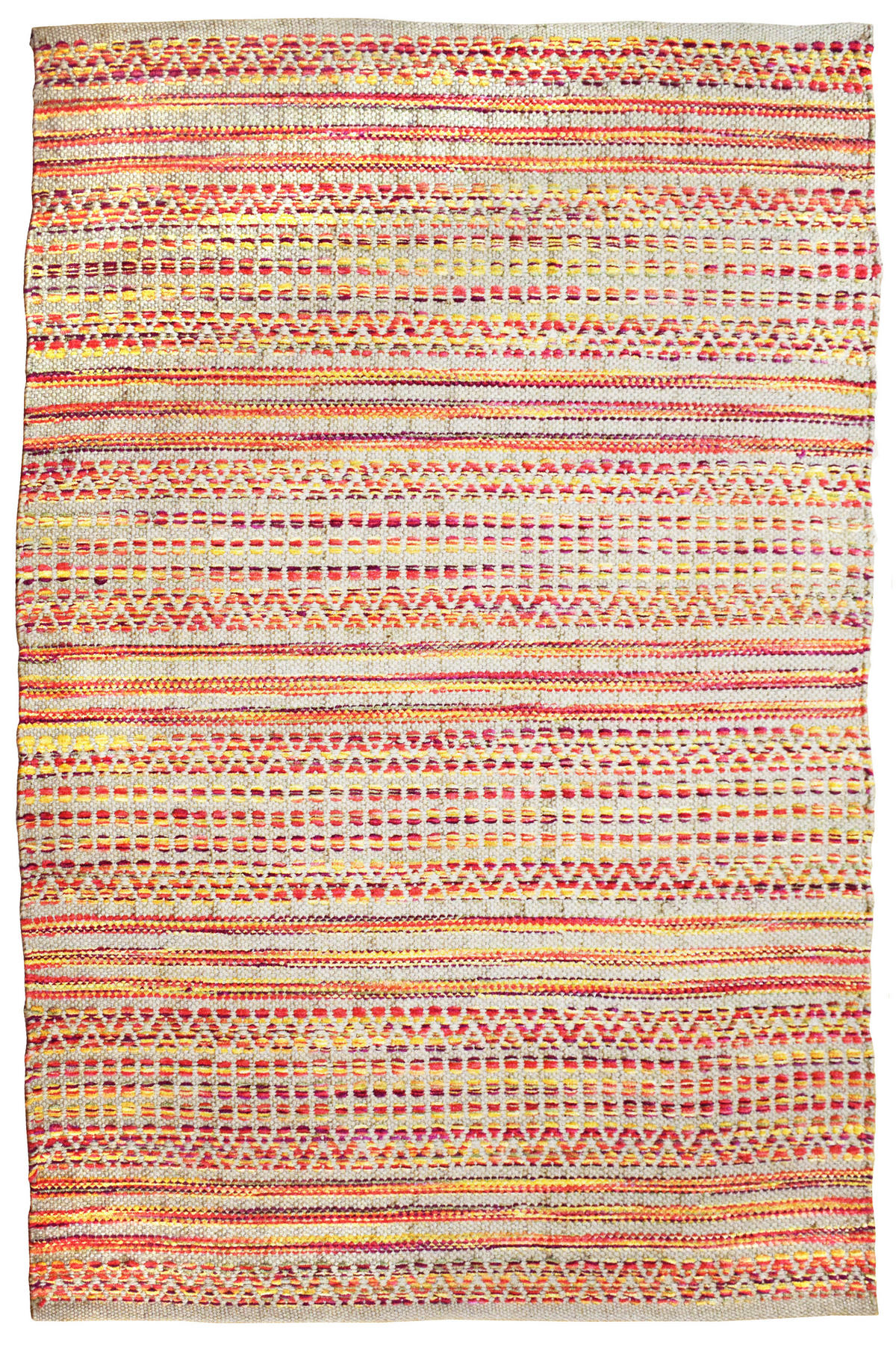 JUTETEPPICH 120/170 cm Rot  - Rot, Basics, Textil (120/170cm) - Linea Natura