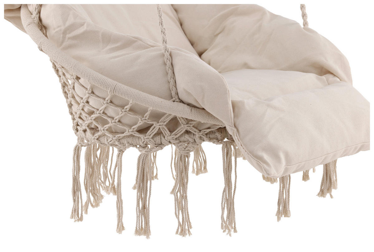 HÄNGESESSEL 80/90/60 cm  - Weiß, KONVENTIONELL (80/90/60cm) - Gardenson