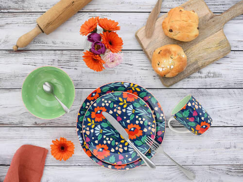 KOMBISERVICE 16-teilig  - Multicolor, Trend, Keramik (35/32/36null) - Creatable