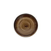 APERITIFTELLER Bernsteinfarben 15 cm BREDA AMBER  - Bernsteinfarben, Trend, Keramik (15cm) - Landscape