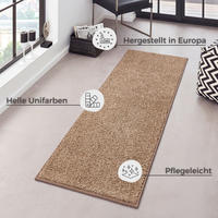 LÄUFER 80/300 cm Pure  - Hellbraun, Basics, Kunststoff (80/300cm)