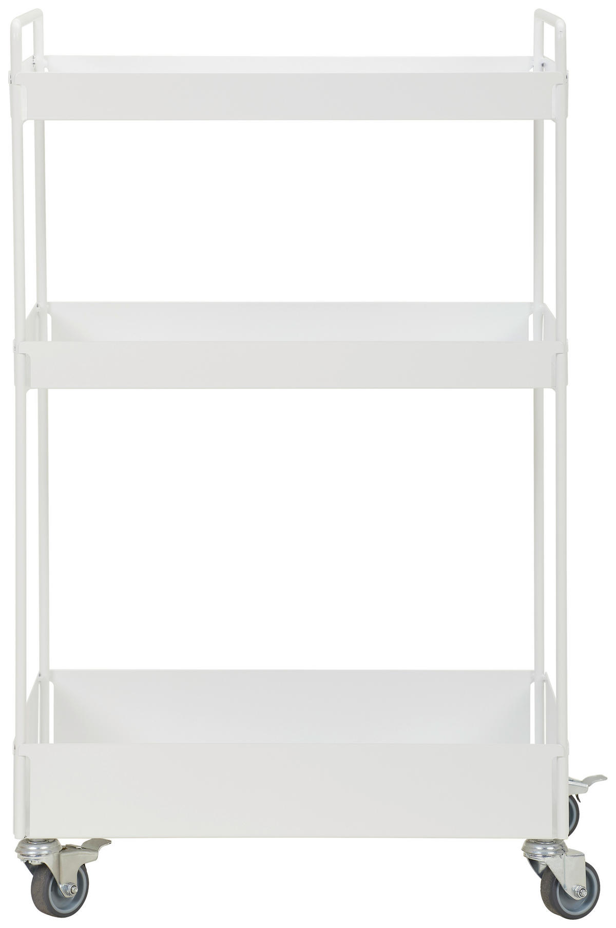 SERVIERWAGEN Weiß  - Weiß, Design, Metall (47cm) - MID.YOU