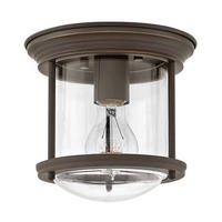 STROPNA SVETILKA Elstead Hadrian 19.6/18.5 cm   - barve brona, Konvencionalno, kovina/steklo (19.6/18.5cm) - Elstead Lighting