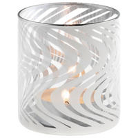 ÜVEG TEAMÉCSESTARTÓ - ezüst, Basics, Üveg (9/10cm) - Ambia Home