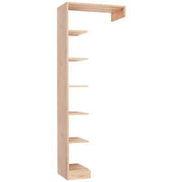 BABYREGAL Leo  - Eichefarben/Schwarz, Trend, Holzwerkstoff/Kunststoff (77/209/40cm) - Jimmylee