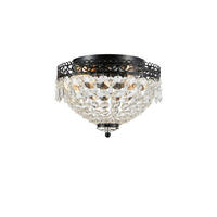 KRONLEUCHTER 28/19 cm   - Klar/Schwarz, Basics, Glas/Metall (28/19cm) - Markslöjd