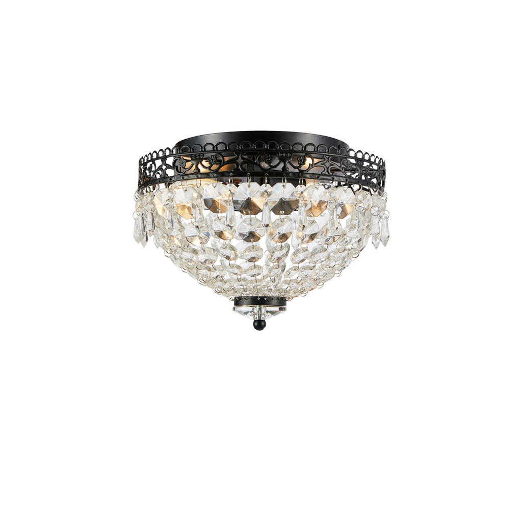 Kronleuchter Klar, Schwarz, 40w