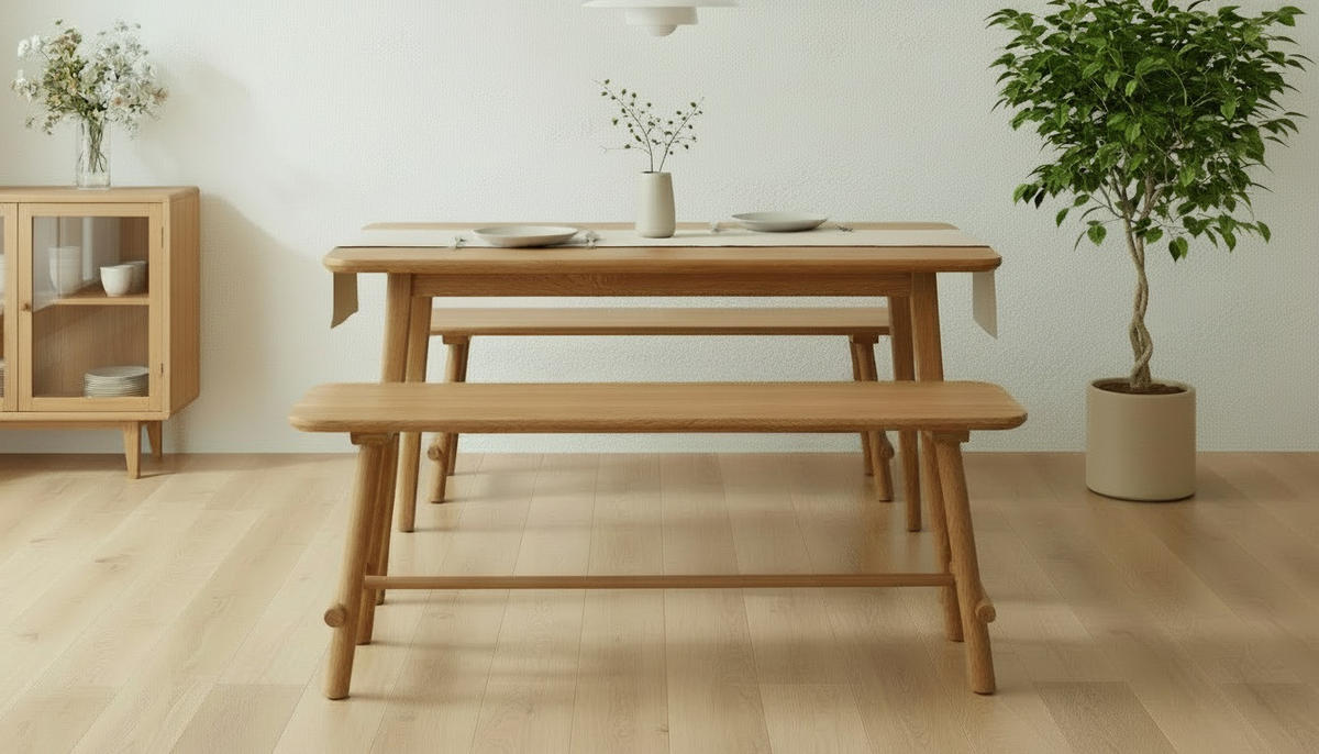 SITZBANK Holz Eichefarben  - Eichefarben, Natur, Holz (90/45/30cm) - Linea Natura