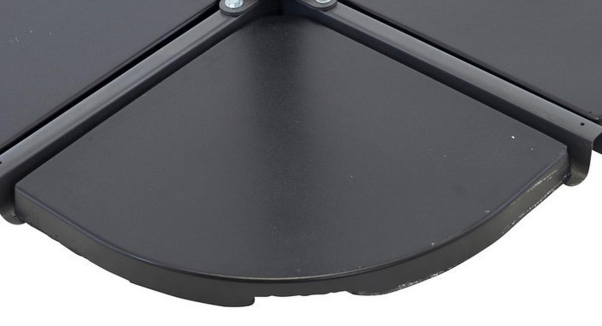 Parasollsten - svart, Basics, sten (47/4/47cm) - Best Price