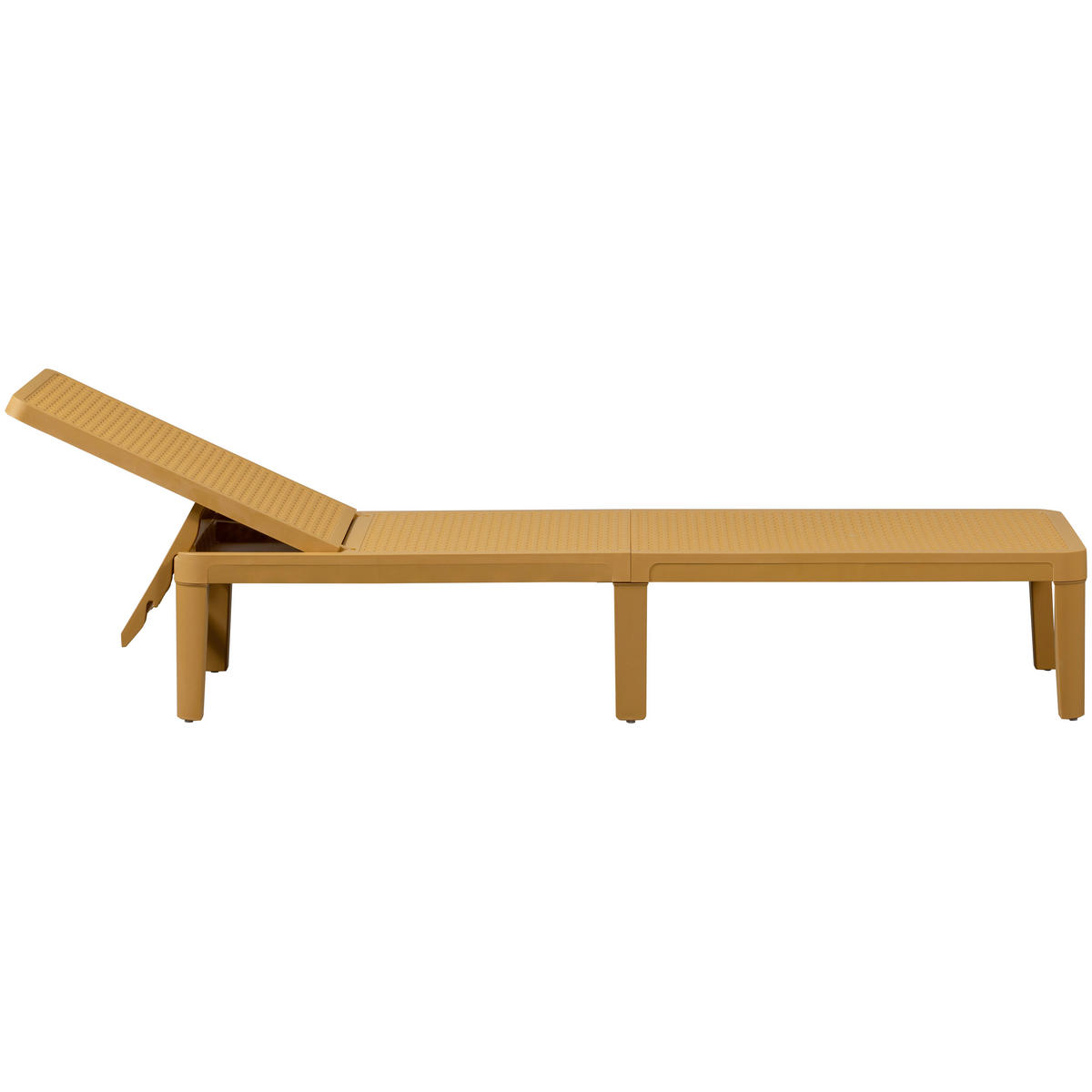 GARTENLIEGE 55/29/191 cm  - Gelb, Design, Kunststoff (55/29/191cm) - Gardenson