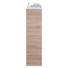 MIDISCHRANK - Kastanienfarben/Chromfarben, Design, Glas/Holzwerkstoff (40/148,8/34,8cm) - Welnova MIDISCHRANK - Kastanienfarben/Chromfarben, Design, Glas/Holzwerkstoff (40/148,8/34,8cm) - Welnova